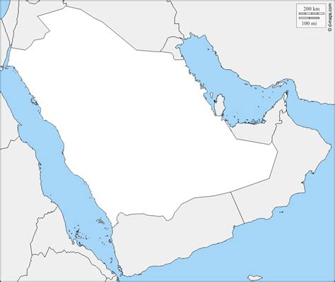 خريطة المملكة فارغه